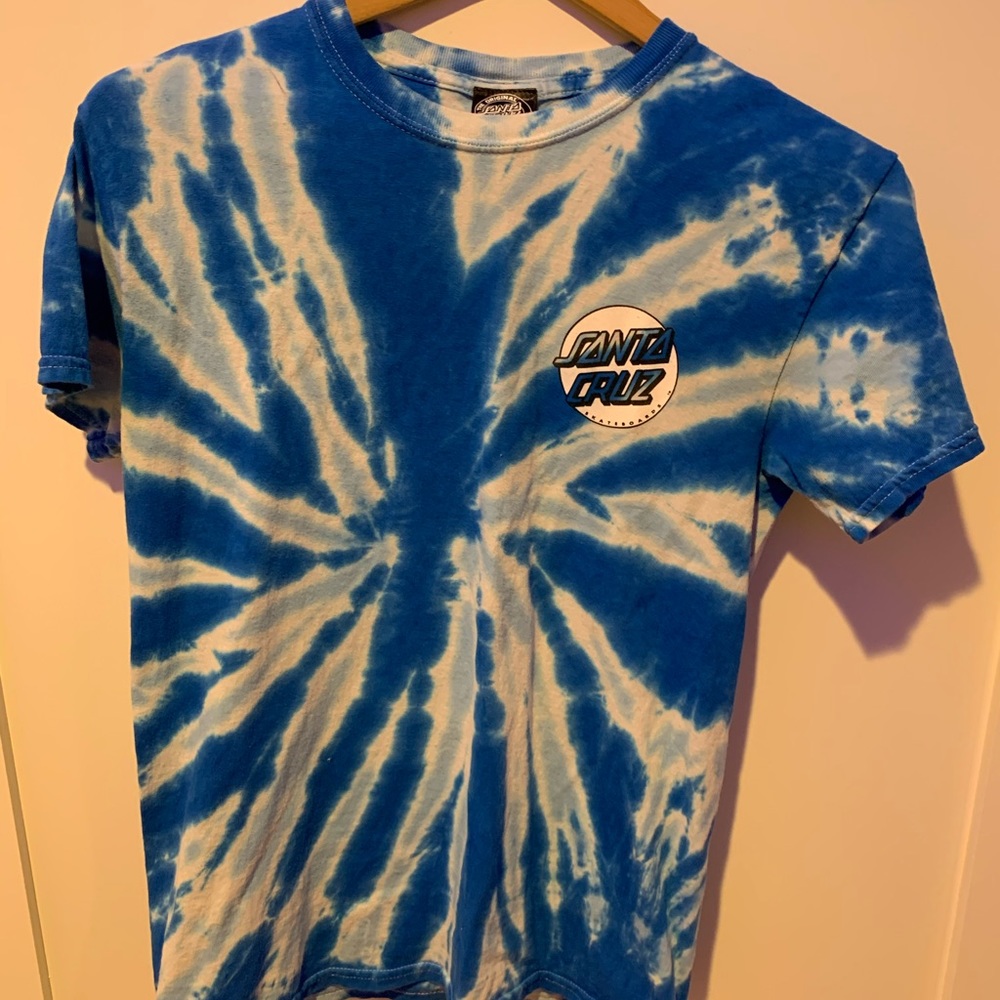 Santa Cruz Blue Tiedye Shirt